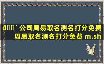 🌴 公司周易取名测名打分免费（周易取名测名打分免费 m.sheu）